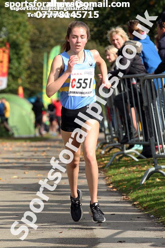 Womens under-17 3 stage road relay, 2019 ERRA 6 and 4 Stage Relay and Young Athletes.  Photo: David T. Hewitson/Sports for All Pics